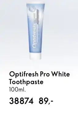 Oriflame Optifresh Pro White Toothpaste tilbud