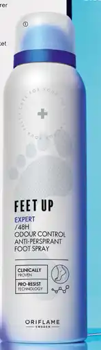 Oriflame Feet Up Expert / 48H Odour Control Anti- perspirant Foot Spray tilbud