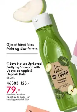 Oriflame Love Nature Up-Loved Purifying Shampoo with Upcycled Apple & Organic Kale tilbud