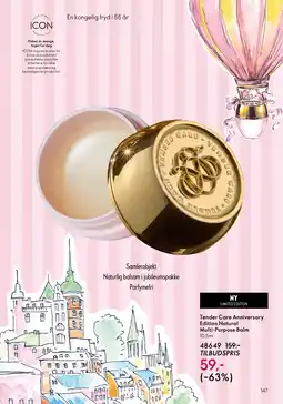 Oriflame Tender Care Anniversary Edition Natural Multi-Purpose Balm tilbud