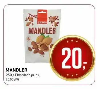 Bunnpris Mandler tilbud