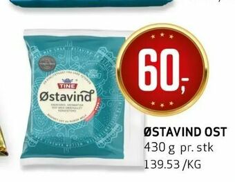 Bunnpris Østavind ost tilbud