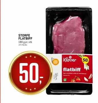 Bunnpris Storfe Flatbiff tilbud