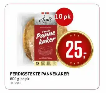 Bunnpris Ferdigstekte Pannekaker tilbud