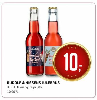 Bunnpris Rudolf & Nissens Julebrus tilbud