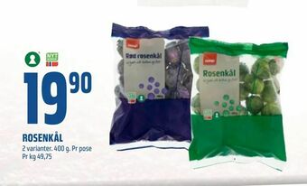 Coop Obs Rosenkål tilbud