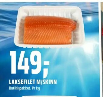 Coop Obs Laksefilet m/skinn tilbud