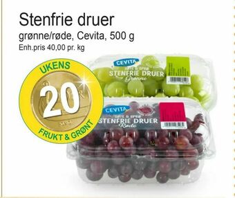 Joker Stenfrie druer tilbud