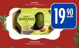 Rema 1000 AVOKADO 2PK, NOK 19.9 tilbud