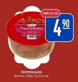 Rema 1000 PEPPERKAKER, NOK 4.9 tilbud