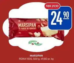 Rema 1000 MARSIPAN, NOK 24.9 tilbud