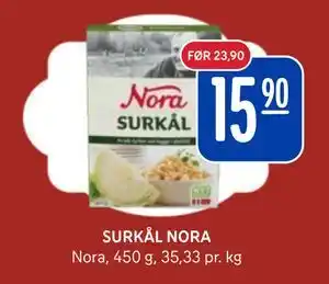 Rema 1000 SURKÅL NORA, NOK 15.9 tilbud