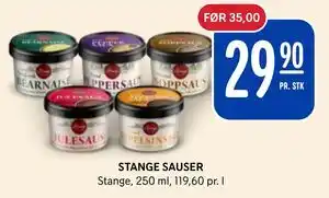 Rema 1000 STANGE SAUSER, NOK 29.9 tilbud