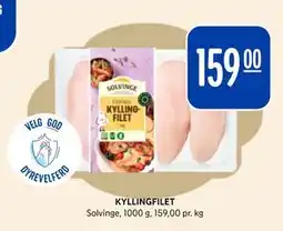 Rema 1000 KYLLINGFILET., NOK 159 tilbud