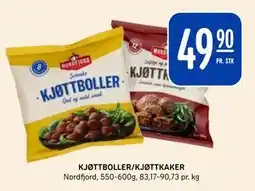 Rema 1000 KJØTTBOLLER/KJØTTKAKER, NOK 49.9 tilbud