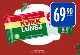 Rema 1000 KVIKK LUNSJ 6PK, NOK 69.9 tilbud