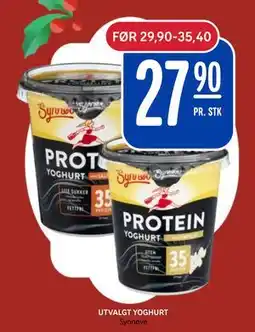 Rema 1000 UTVALGT YOGHURT, NOK 27.9 tilbud