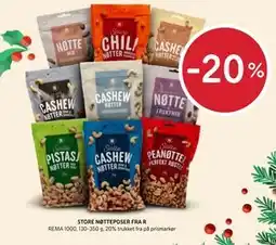 Rema 1000 STORE NØTTEPOSER FRA R tilbud