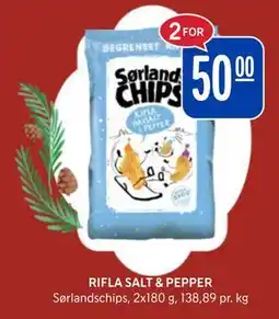 Rema 1000 RIFLA SALT & PEPPER, NOK 50 tilbud