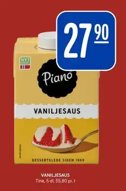 Rema 1000 VANILJESAUS, NOK 27.9 tilbud