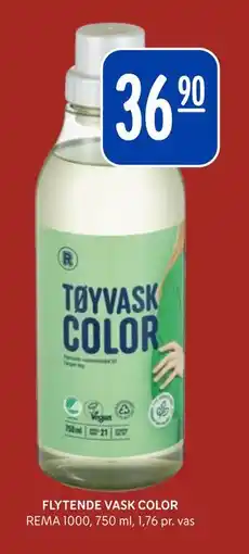 Rema 1000 FLYTENDE VASK COLOR, NOK 36.9 tilbud