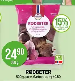 Kiwi RØDBETER, NOK 24.9 tilbud