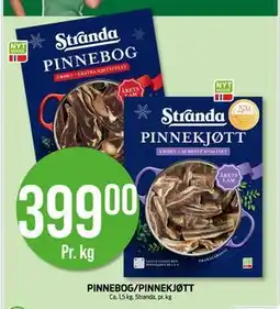 Kiwi PINNEBOG/PINNEKJØTT, NOK 399 tilbud