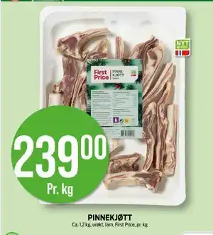 PINNEKJØTT, NOK 239