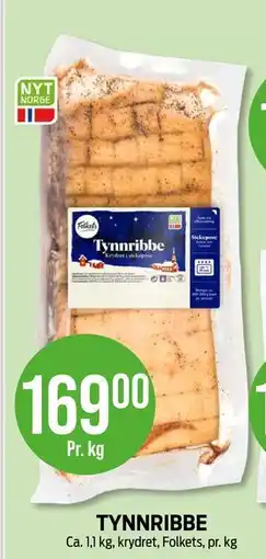 Kiwi TYNNRIBBE, NOK 169 tilbud