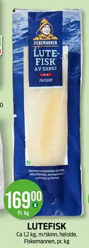 Kiwi LUTEFISK, NOK 169 tilbud