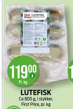 Kiwi LUTEFISK, NOK 119 tilbud