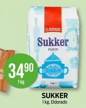 SUKKER, NOK 34.9