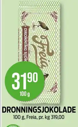 Kiwi DRONNINGSJOKOLADE, NOK 31.9 tilbud
