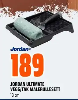 Obs Bygg JORDAN ULTIMATE VEGG/TAK MALERULLESETT, NOK 189 tilbud