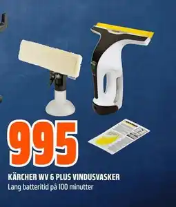 Obs Bygg KÄRCHER WV 6 PLUS VINDUSVASKER, NOK 995 tilbud