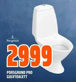 Obs Bygg PORSGRUND PRO GULVTOALETT, NOK 2999 tilbud