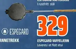 Obs Bygg ESPEGARD VAFFELJERN, NOK 329 tilbud
