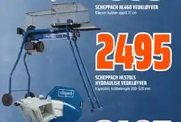 Obs Bygg SCHEPPACH HL570LS HYDRAULISK VEDKLØYVER, NOK 2495 tilbud