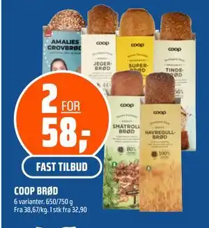 COOP BRØD, NOK 58