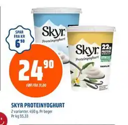 Coop Obs SKYR PROTEINYOGHURT, NOK 24.9 tilbud