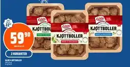 Coop Obs GILDE KJØTTBOLLER, NOK 59.9 tilbud