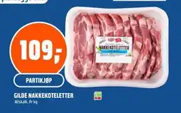 Coop Obs GILDE NAKKEKOTELETTER, NOK 109 tilbud