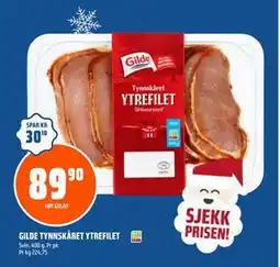 Coop Obs GILDE TYNNSKÅRET YTREFILET, NOK 89.9 tilbud