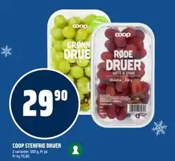 Coop Obs COOP STENFRIE DRUER, NOK 29.9 tilbud