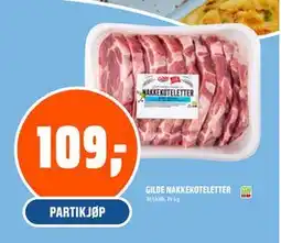 Coop Obs GILDE NAKKEKOTELETTER, NOK 109 tilbud