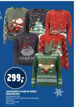 Coop Obs JULEGENSERE TIL DAME OG HERRE I ULIKE MOTIVER, NOK 299 tilbud