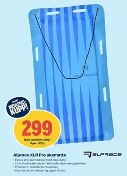 Coop Obs Alprace XLR Pro akematte, NOK 599, Medlemspris tilbud