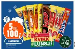 Coop Obs FREIA SMÅSJOKOLADE, NOK 100 tilbud