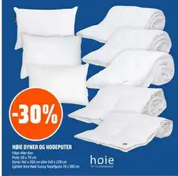 Coop Obs HØIE DYNER OG HODEPUTER tilbud
