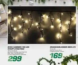 Coop Byggmix BYGG SAMMEN 100 LED ISTAPP LYSSLYNGE, NOK 299 tilbud